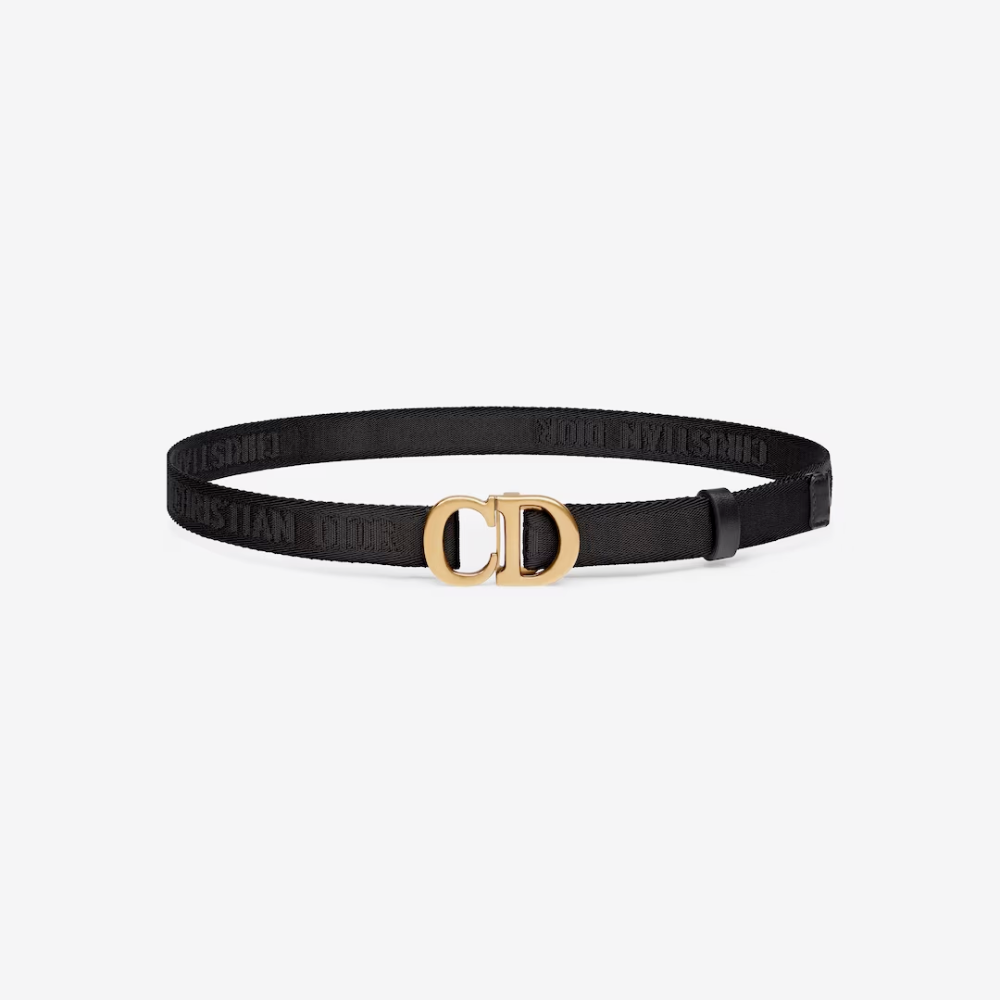 20mm Black Jacquard Saddle Belt