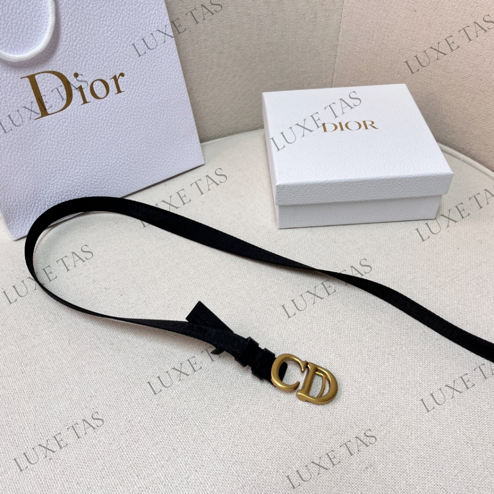 20mm Black Jacquard Saddle Belt