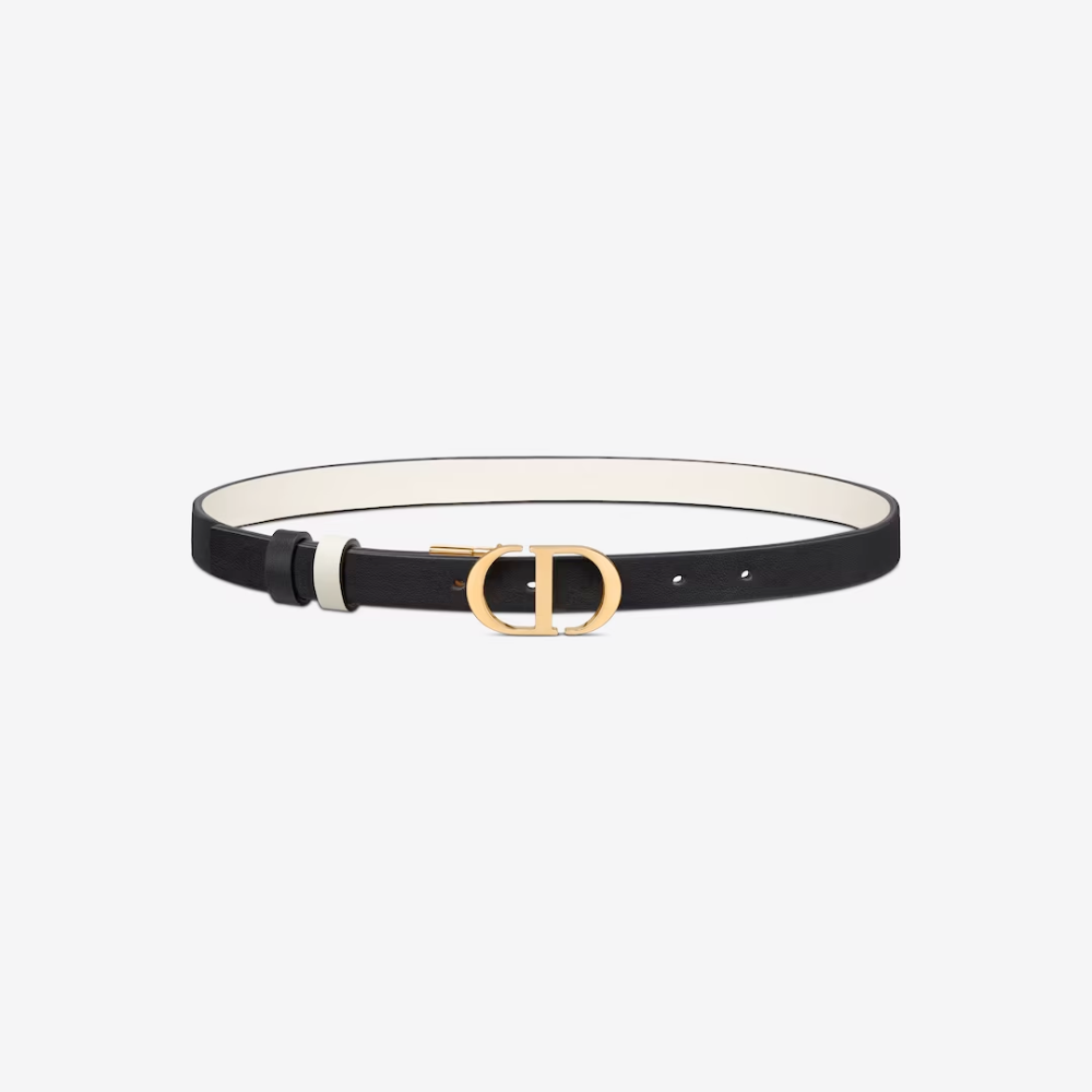 20mm Black and Latte 30 Montaigne Reversible Belt