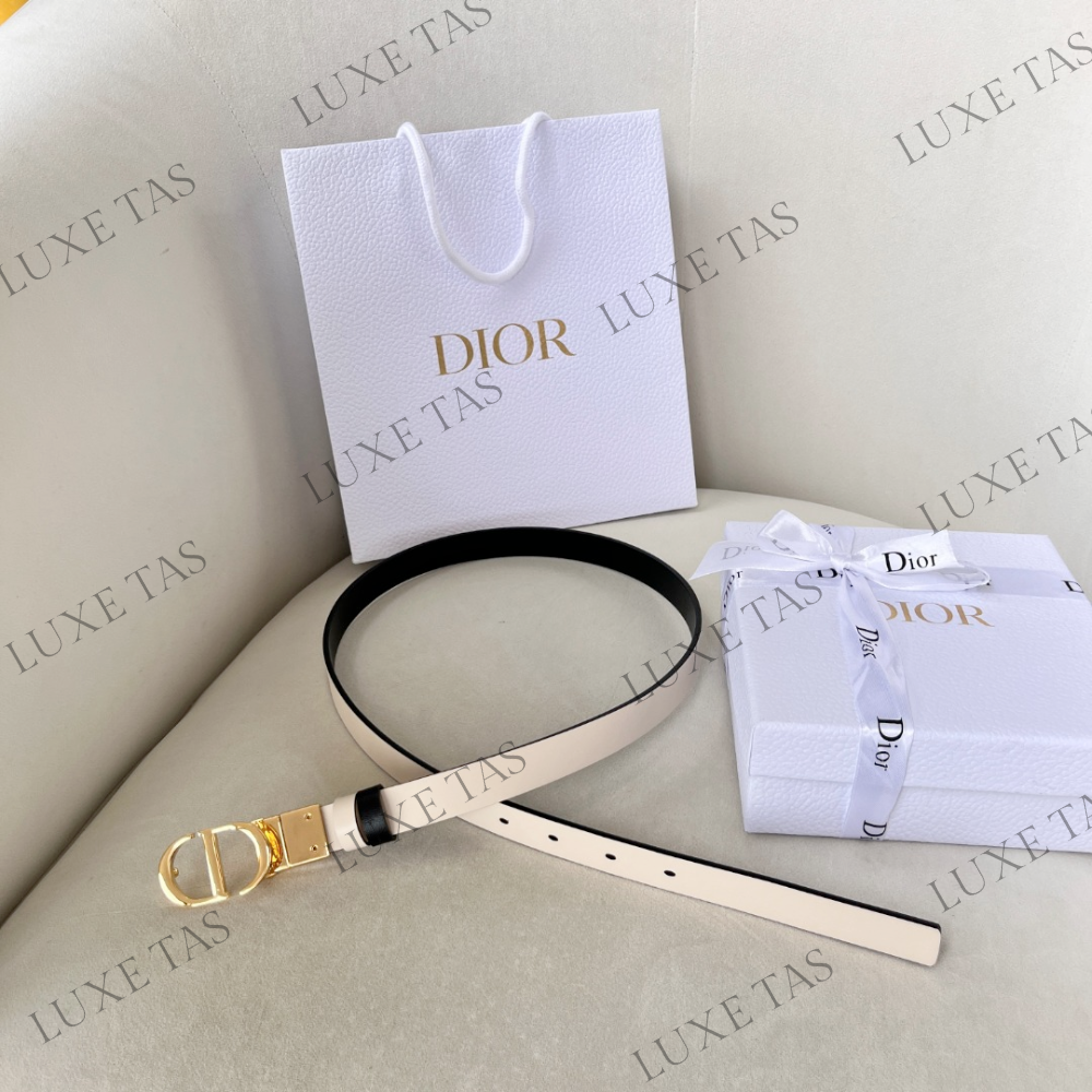 20mm Black and Latte 30 Montaigne Reversible Belt