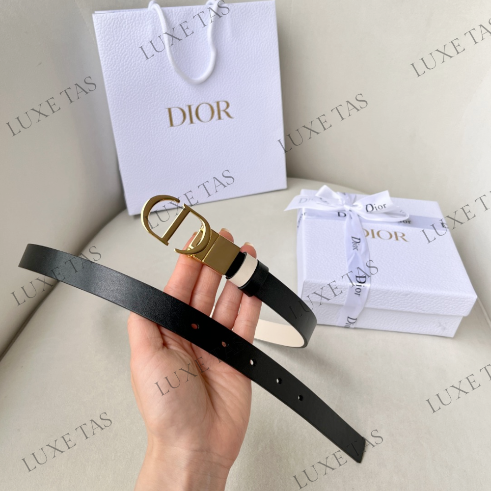 20mm Black and Latte 30 Montaigne Reversible Belt