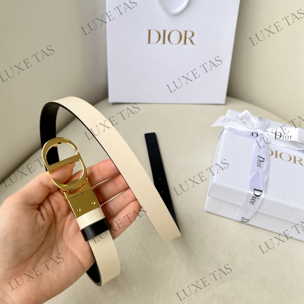 20mm Black and Latte 30 Montaigne Reversible Belt