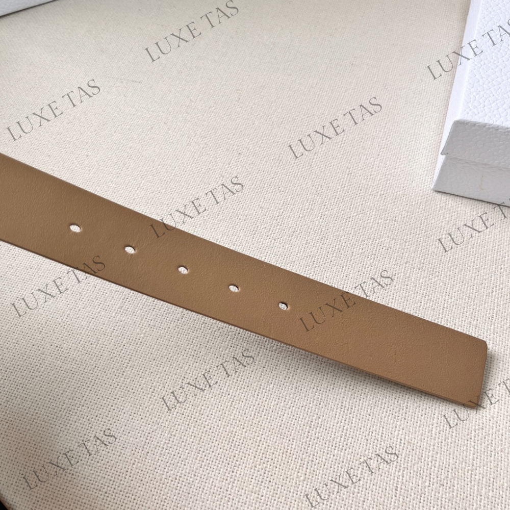 35mm Hazelnut and Black 30 Montaigne Reversible Belt