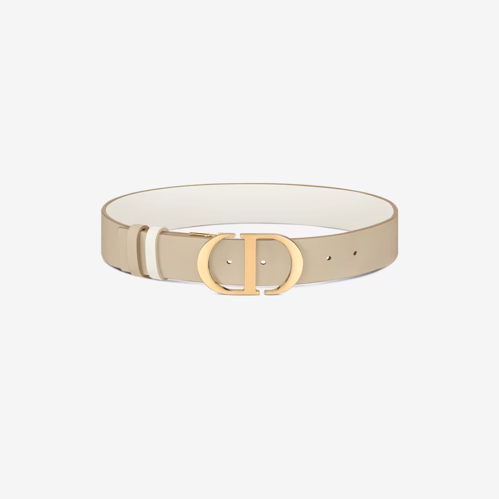 35mm Latte and Beige 30 Montaigne Reversible Belt