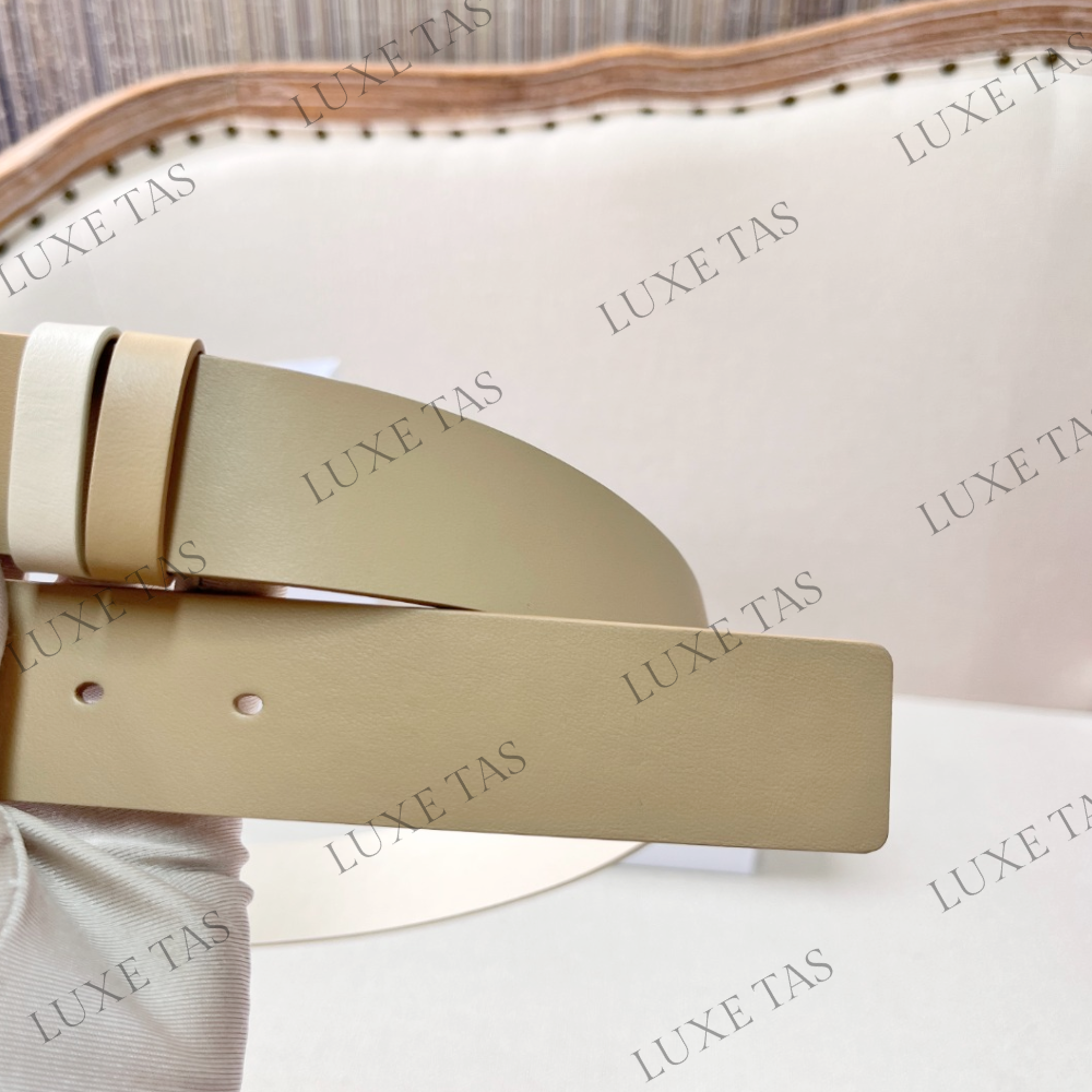 35mm Latte and Beige 30 Montaigne Reversible Belt