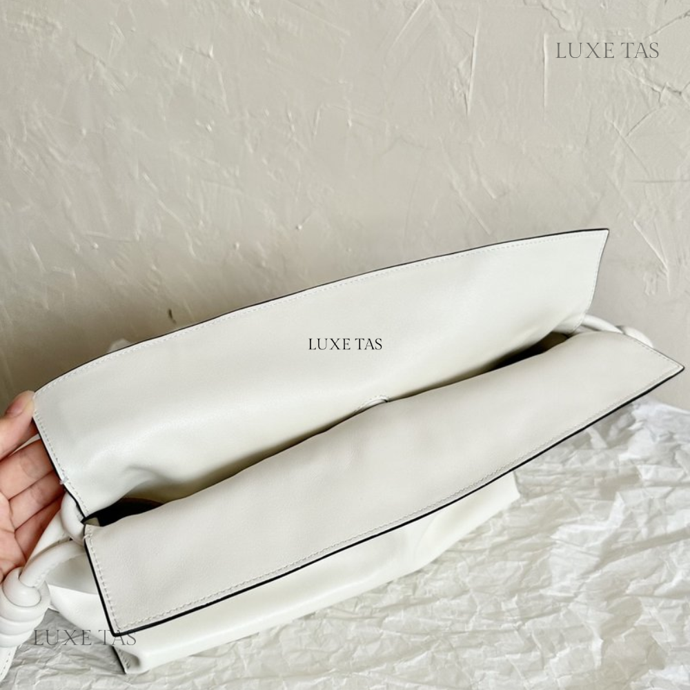 Angora Flamenco Clutch In Nappa Calfskin - Leather Crossbody Bag for Women