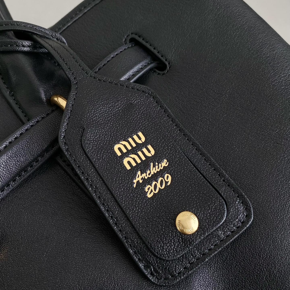 Aventure Nappa Leather Bag Black Leather Tote Bag for Women