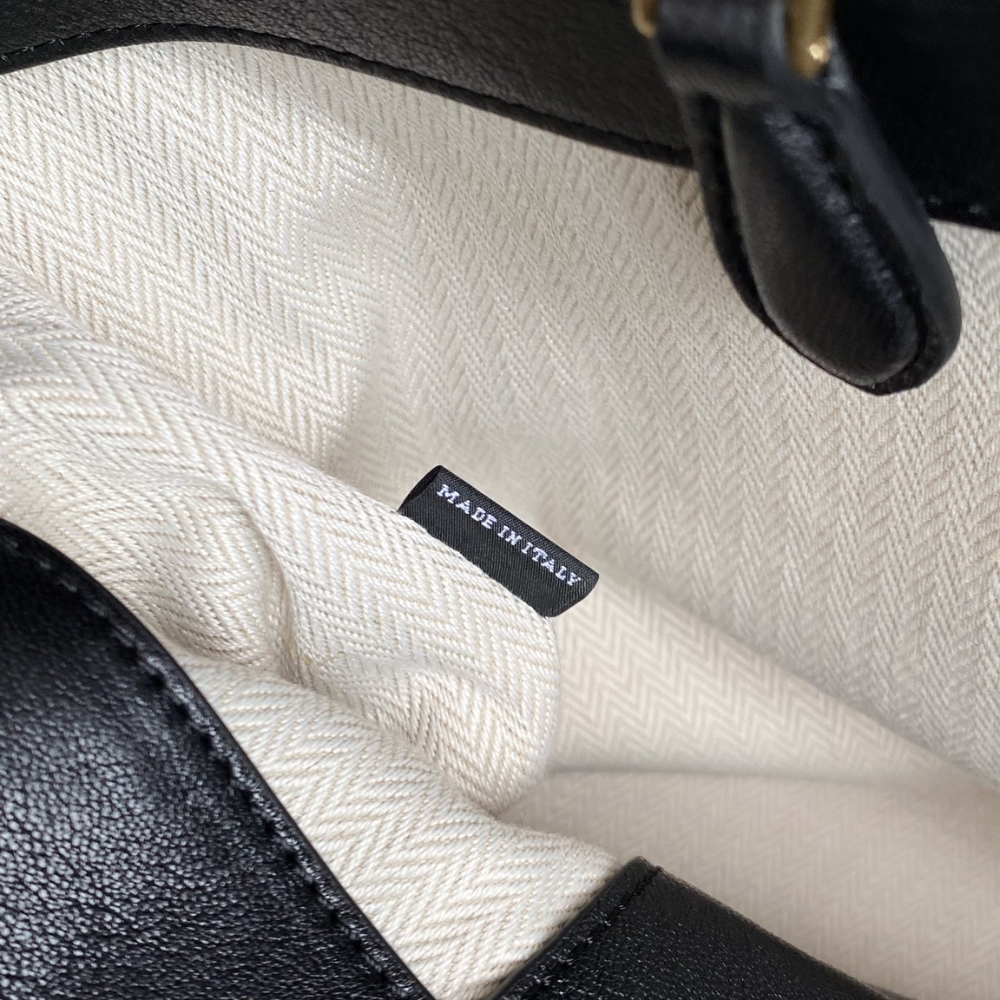 Aventure Nappa Leather Bag Black Leather Tote Bag for Women