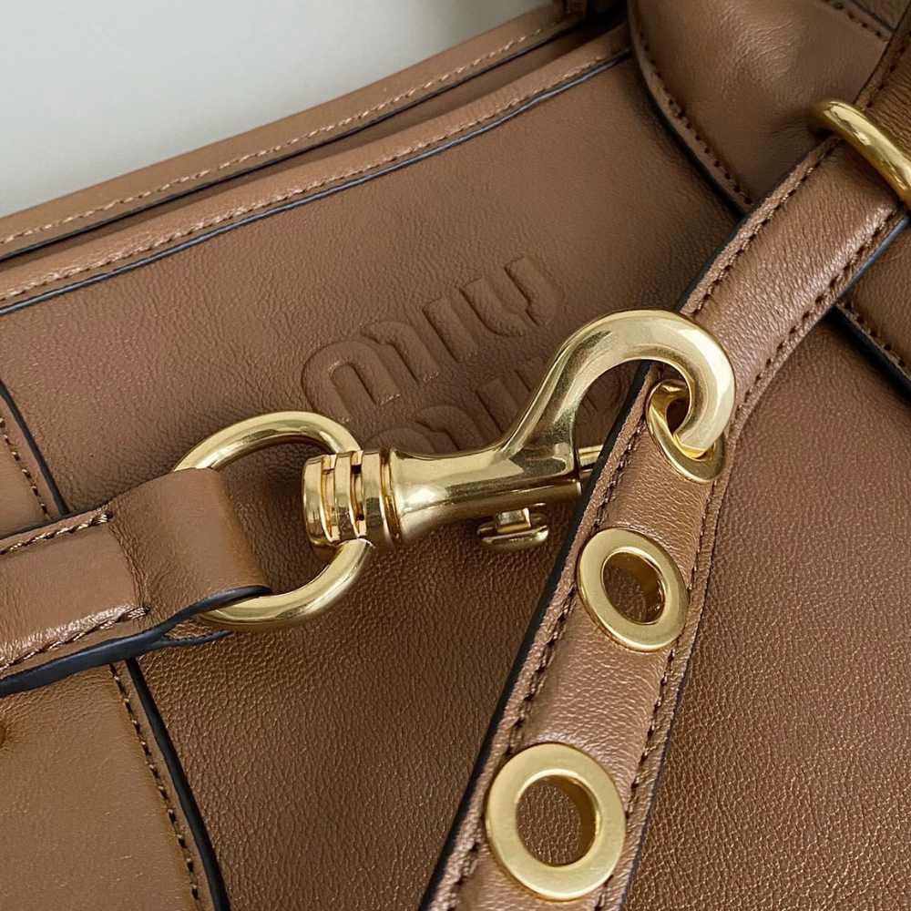 Aventure Nappa Leather Bag Oak Leather Tote Bag for Women