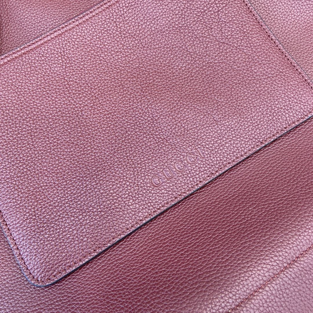 B Medium Shoulder Bag Rosso Ancora Red Leather Tote Bag for Women