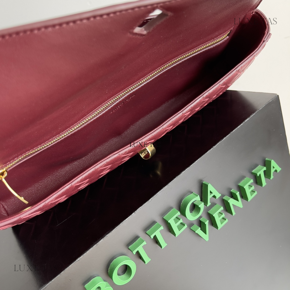Barolo Long Clutch Andiamo With Handle - Designer Clutch for Women