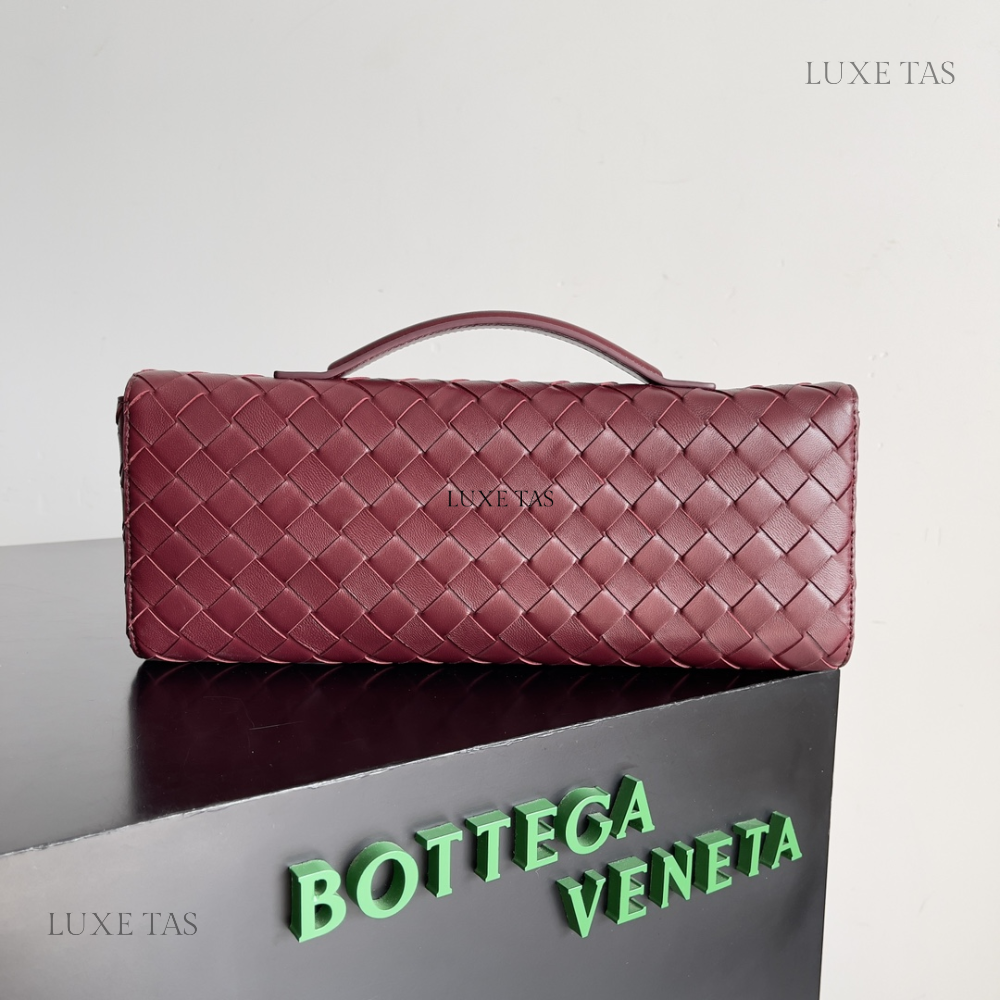 Barolo Long Clutch Andiamo With Handle - Designer Clutch for Women
