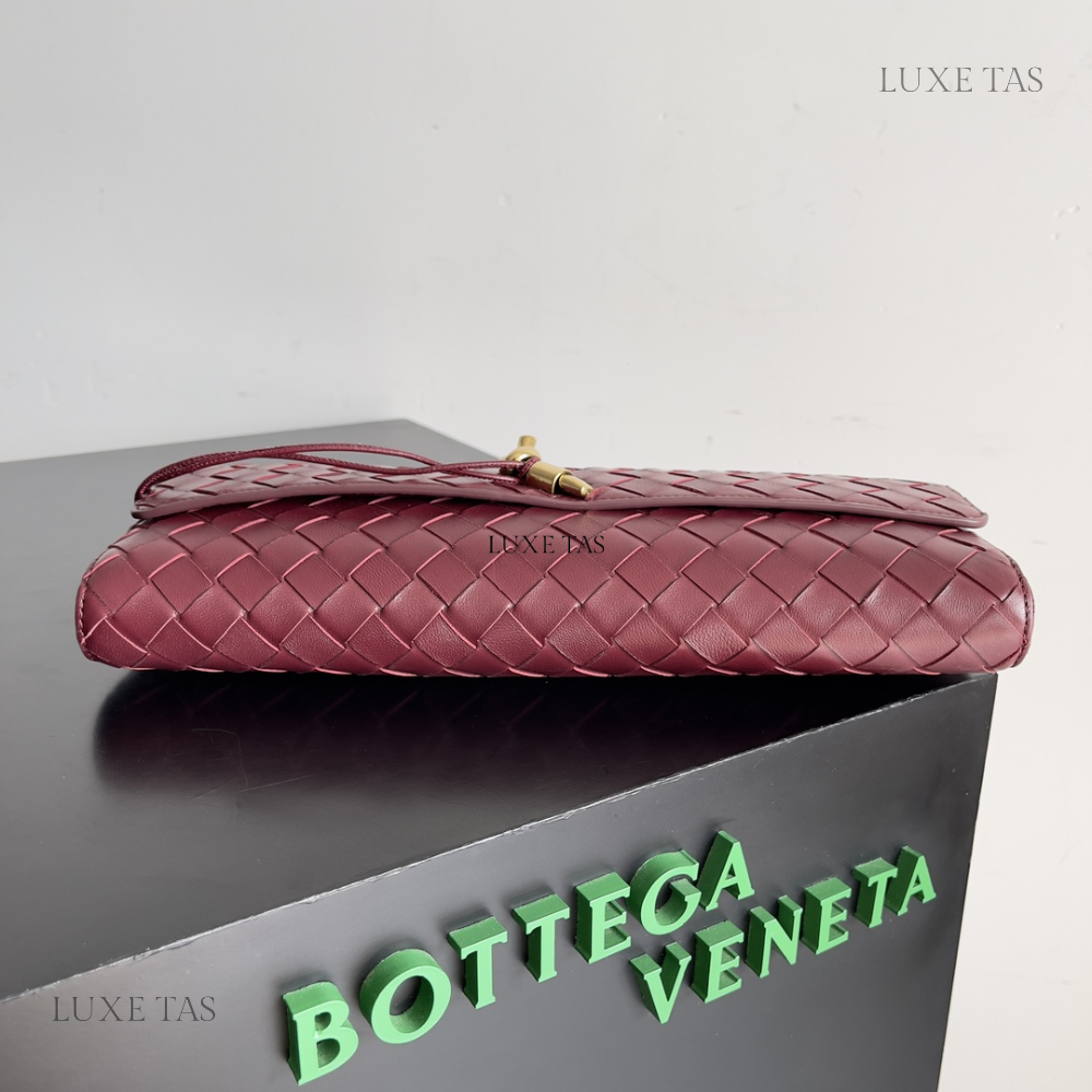 Barolo Long Clutch Andiamo With Handle - Designer Clutch for Women