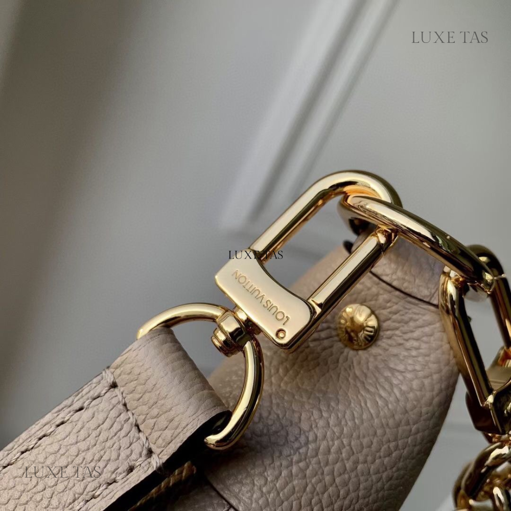 Bicolor Monogram Empreinte Leather Loop Hobo - Leather Tote Bag for Women