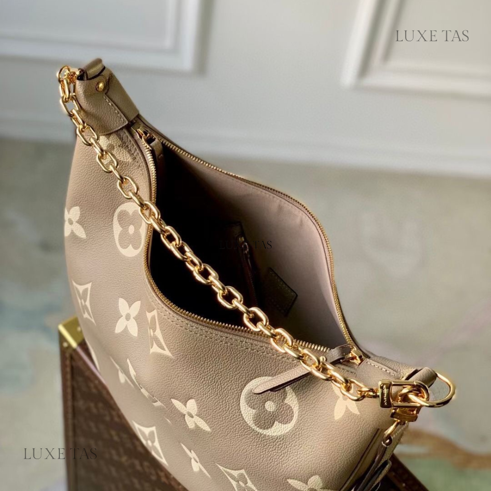 Bicolor Monogram Empreinte Leather Loop Hobo - Leather Tote Bag for Women
