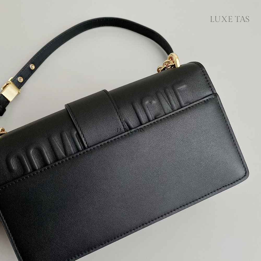 Black 30 Montaigne East-West Bag With Chain