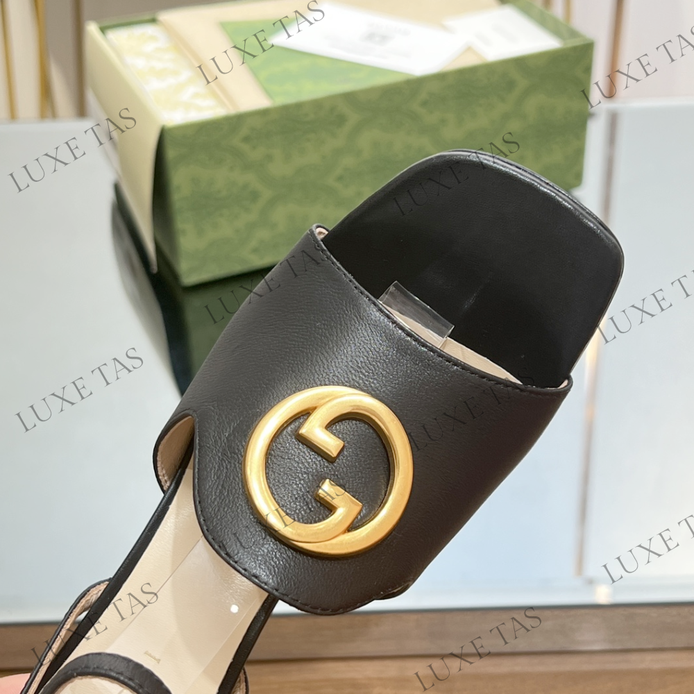 Black Blondie Heeled Sandal