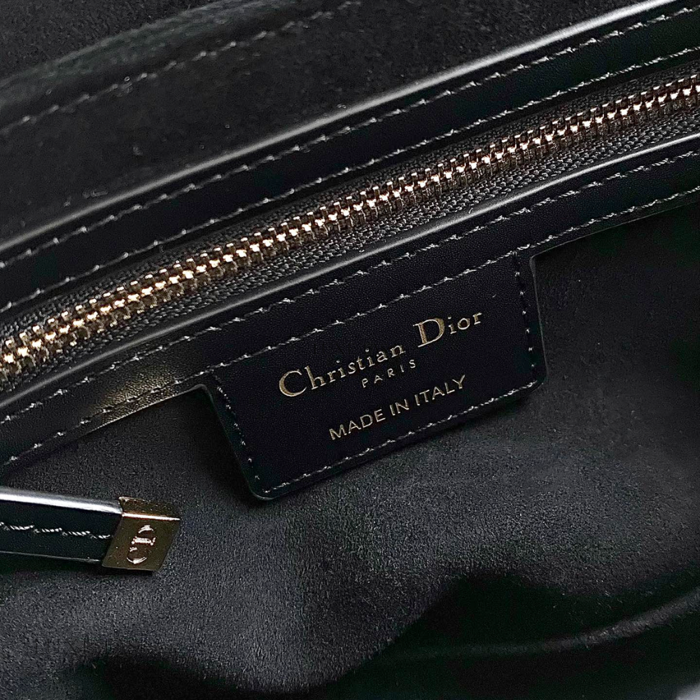 Black CD Signature Bag With Strap