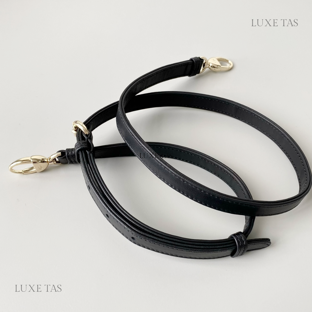 Black Cannage Lambskin Mini Lady D Bag