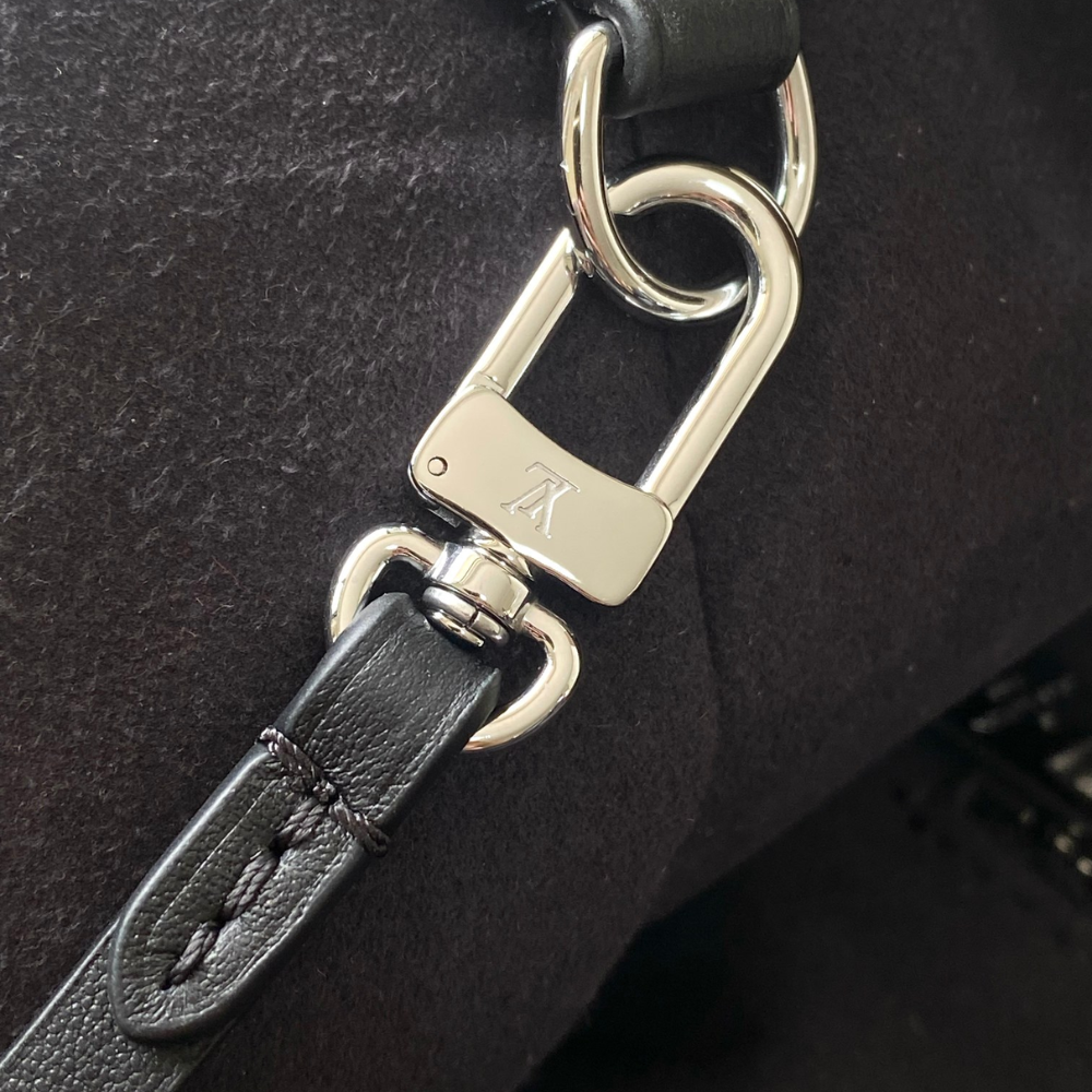 Black CarryAll MM Leather Tote Bag for Women