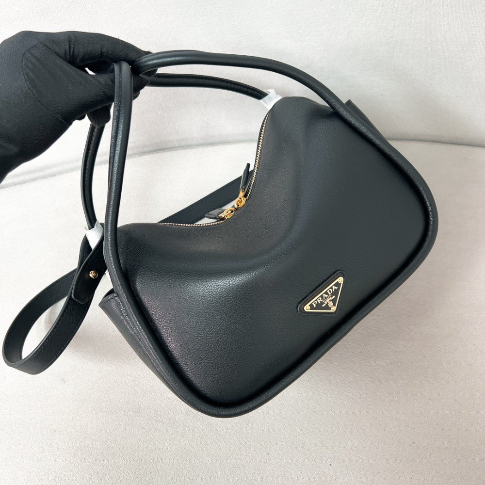 Black Darling Leather Handbag for Women