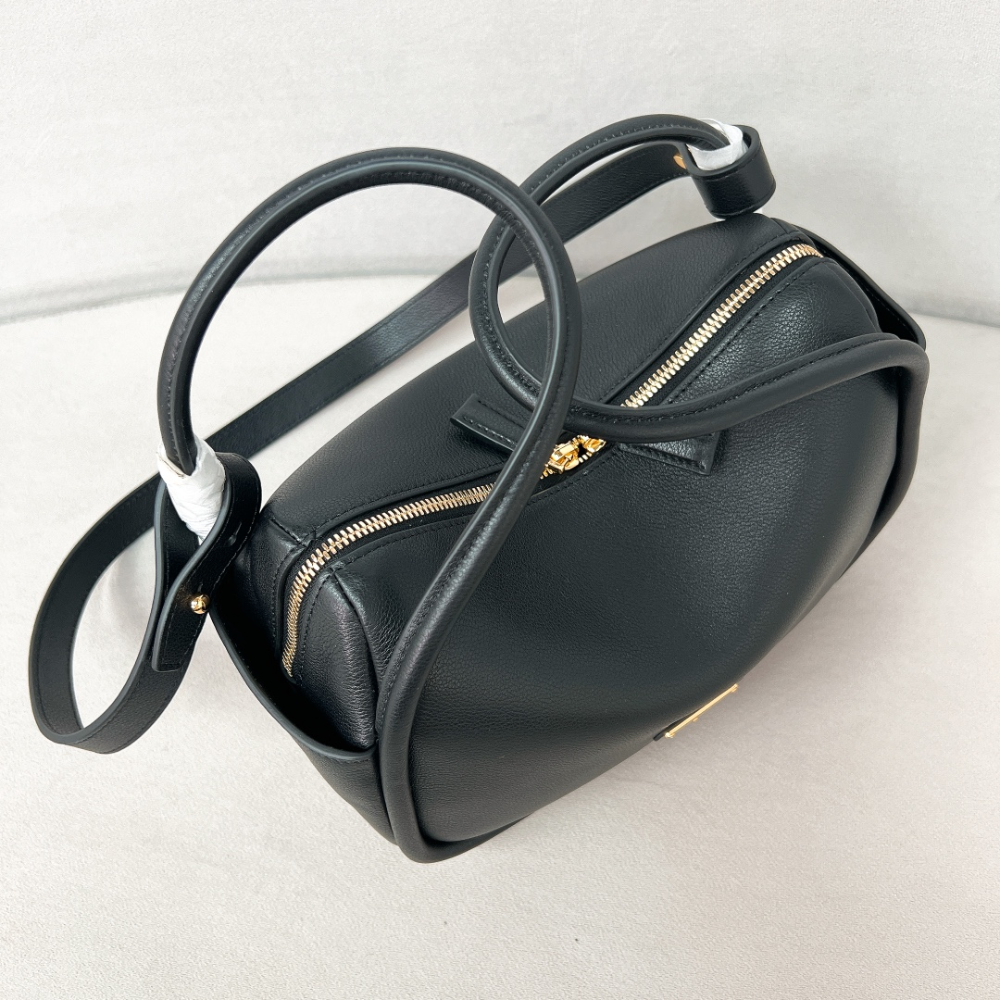 Black Darling Leather Handbag for Women