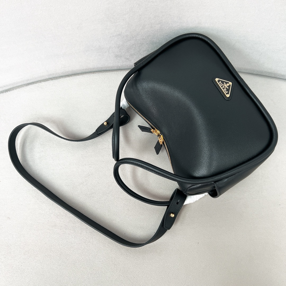 Black Darling Leather Handbag for Women
