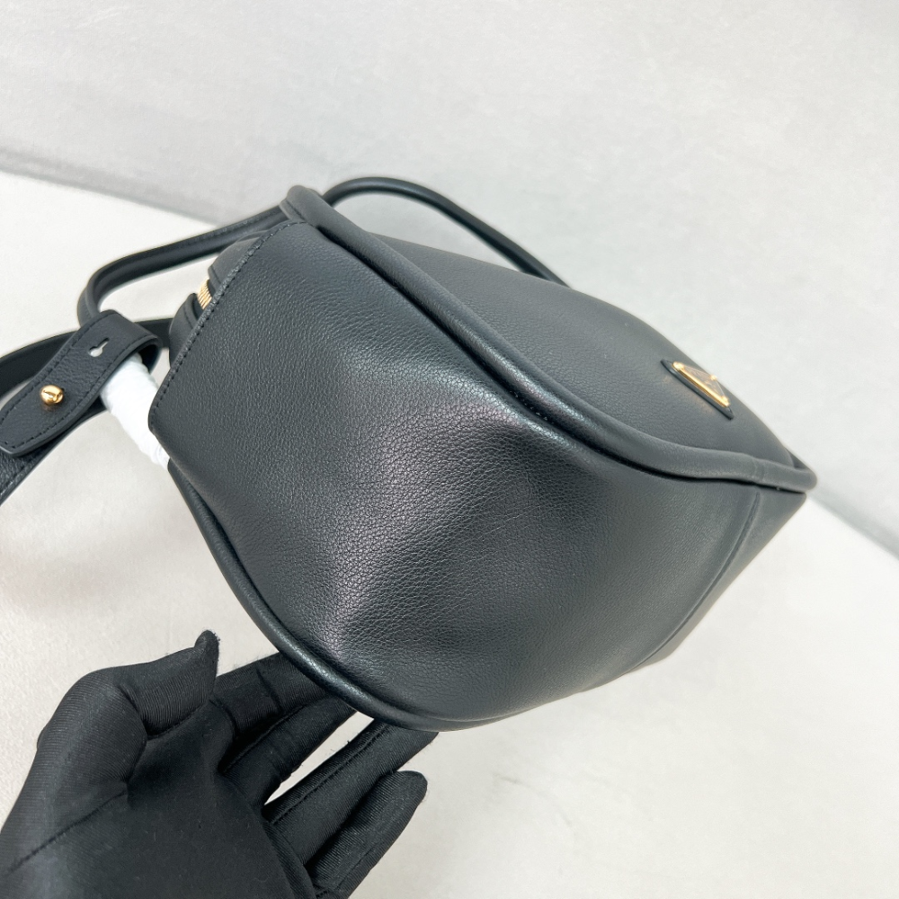Black Darling Leather Handbag for Women