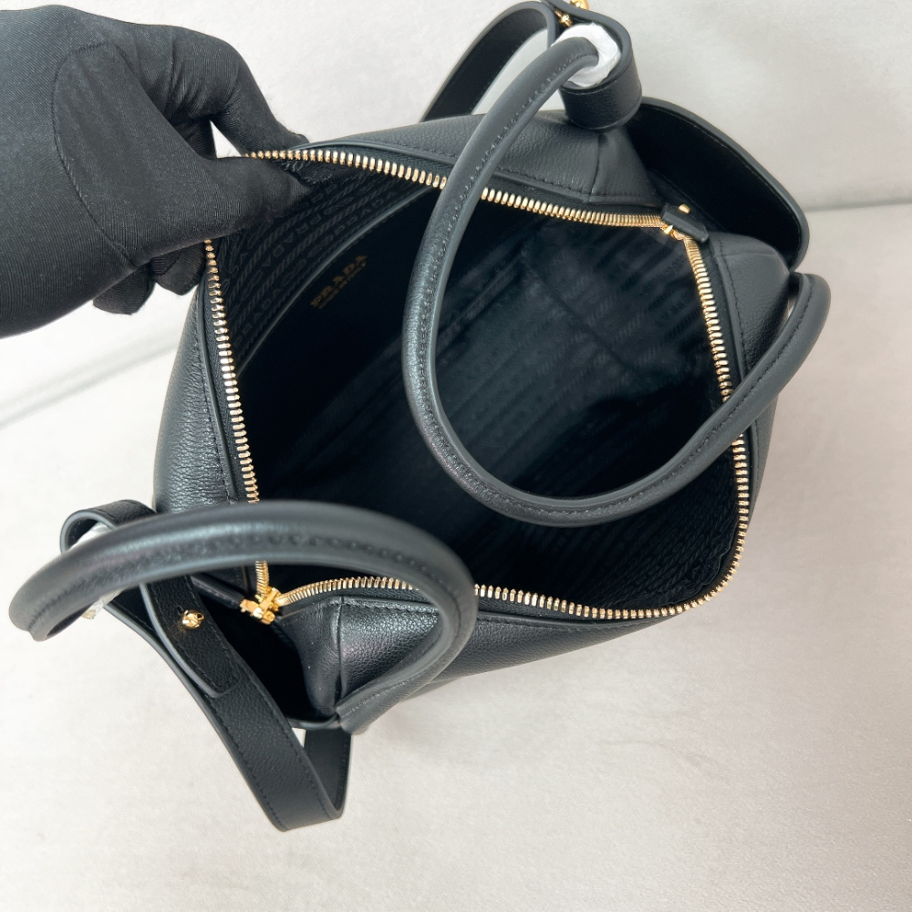 Black Darling Leather Handbag for Women