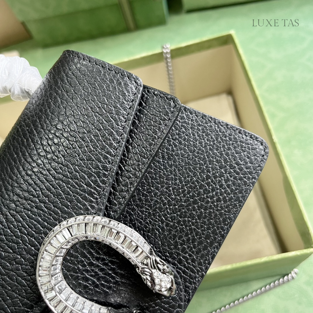 Black Dionysus Mini Top Handle Bag - Leather Handbag for Women