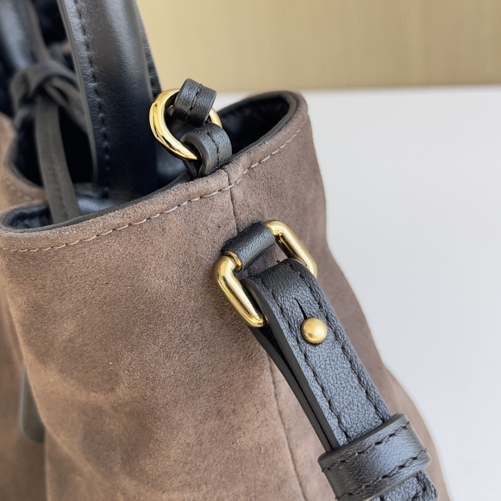 Black Fondant Intrecciato Leather Reversible Small Leather Tote Bag for Women