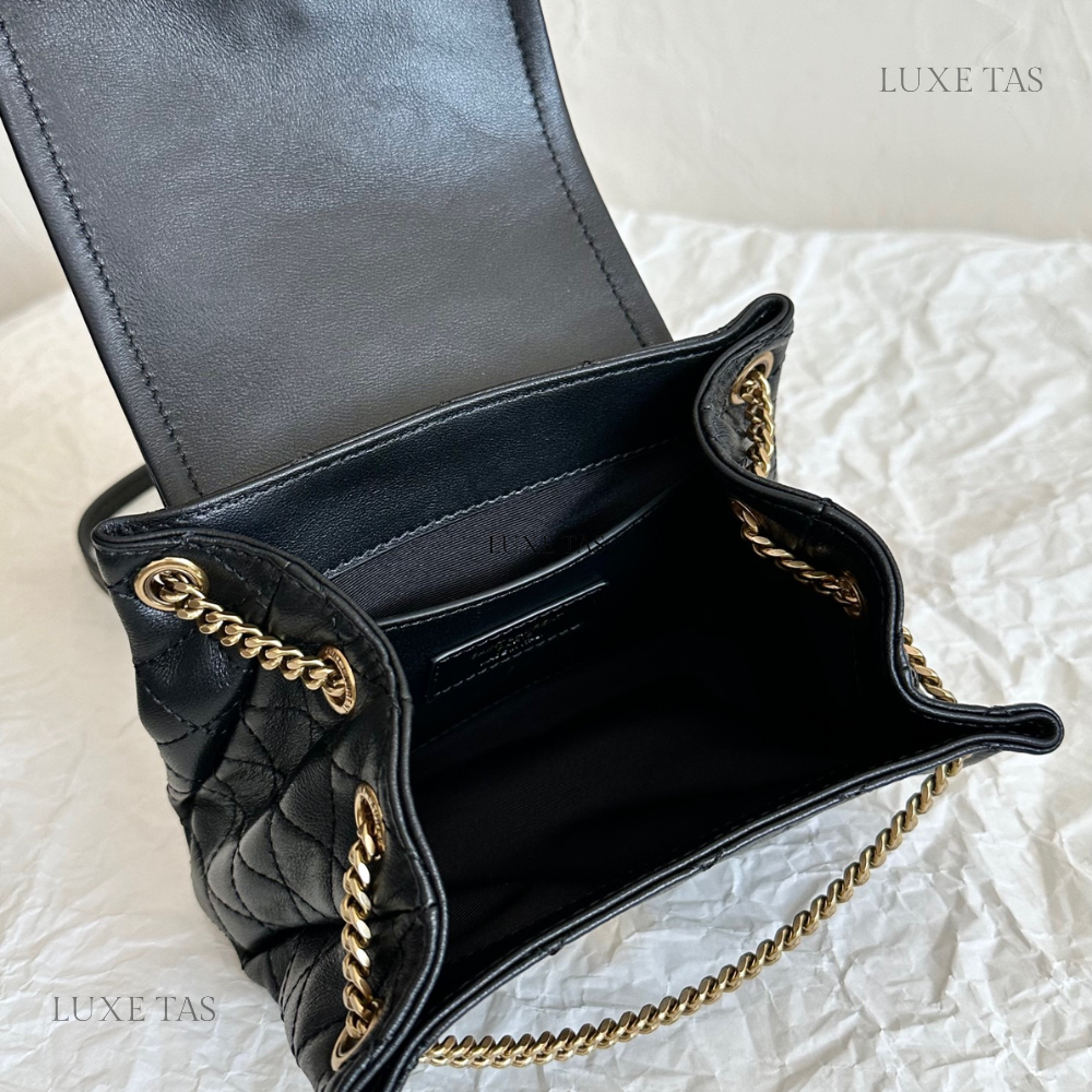Black Mini Nolita In Lambskin - Leather Crossbody Bag for Women