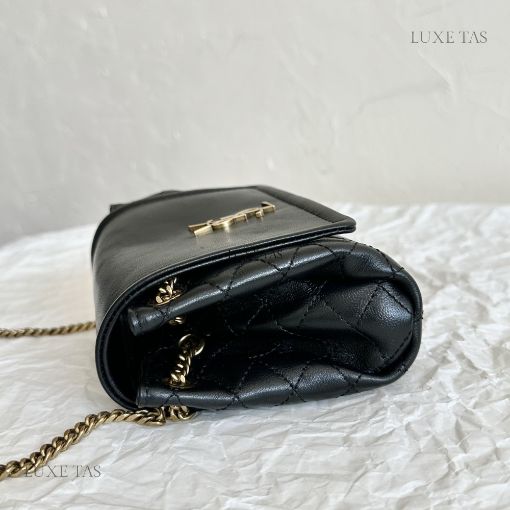 Black Mini Nolita In Lambskin - Leather Crossbody Bag for Women