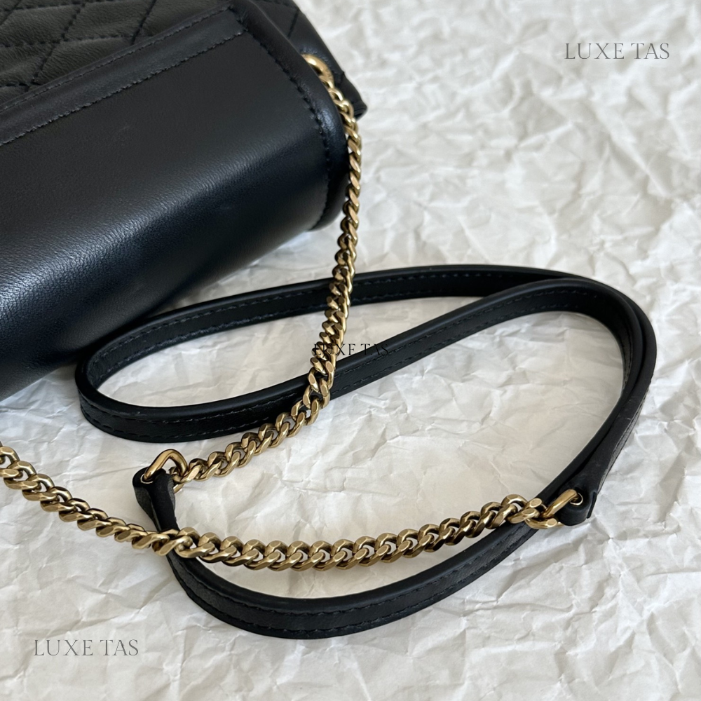 Black Mini Nolita In Lambskin - Leather Crossbody Bag for Women