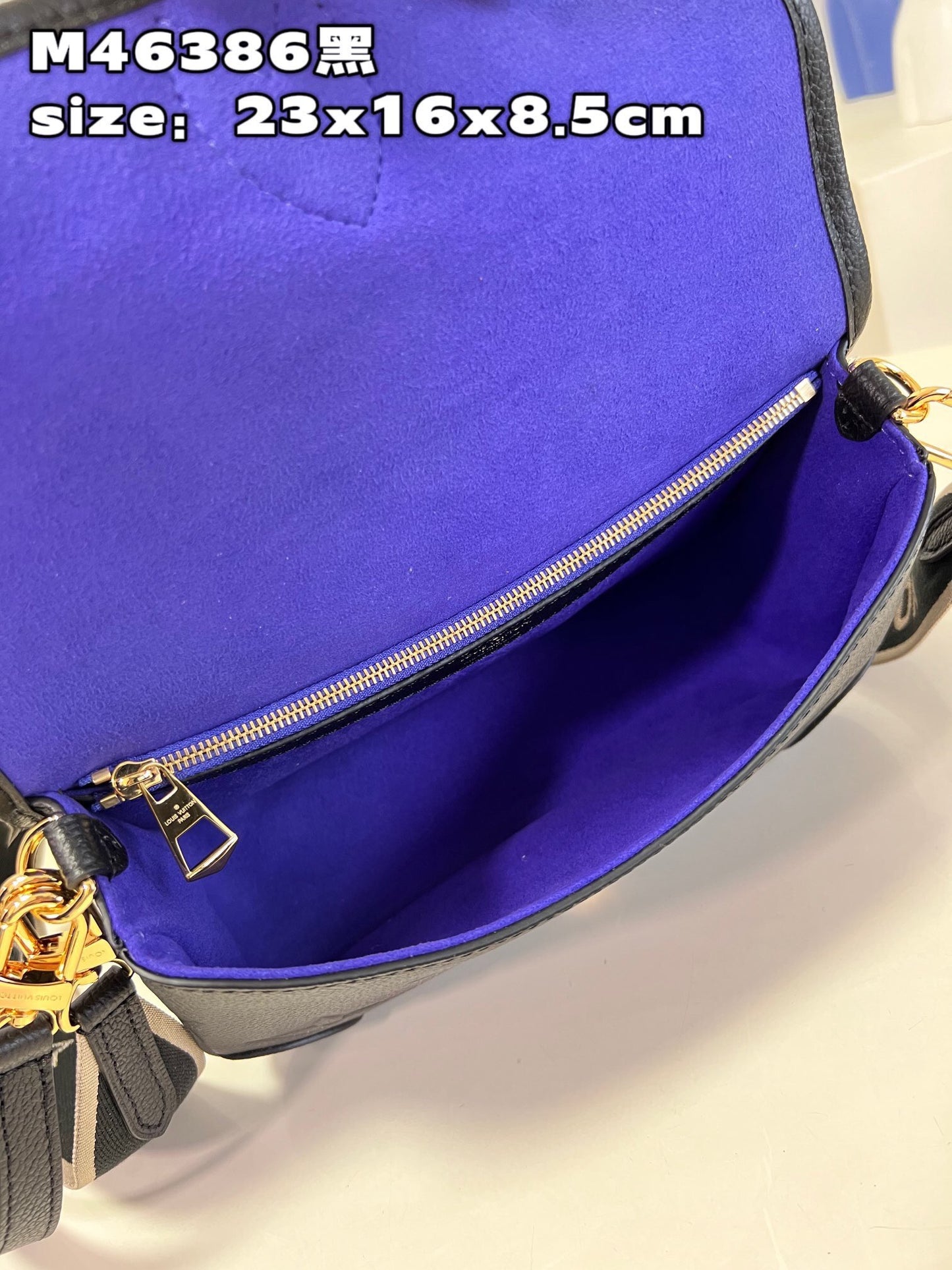 Black Monogram Empreinte Leather Diane