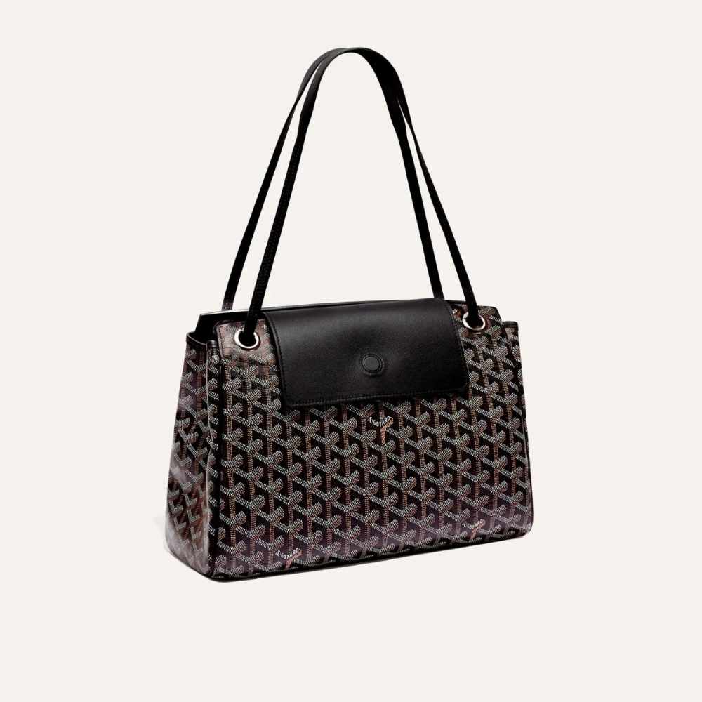 Black Rouette Souple Bag - Leather Shoulder Bag for Womenư