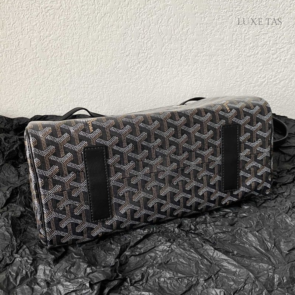 Black Rouette Souple Bag - Leather Shoulder Bag for Women