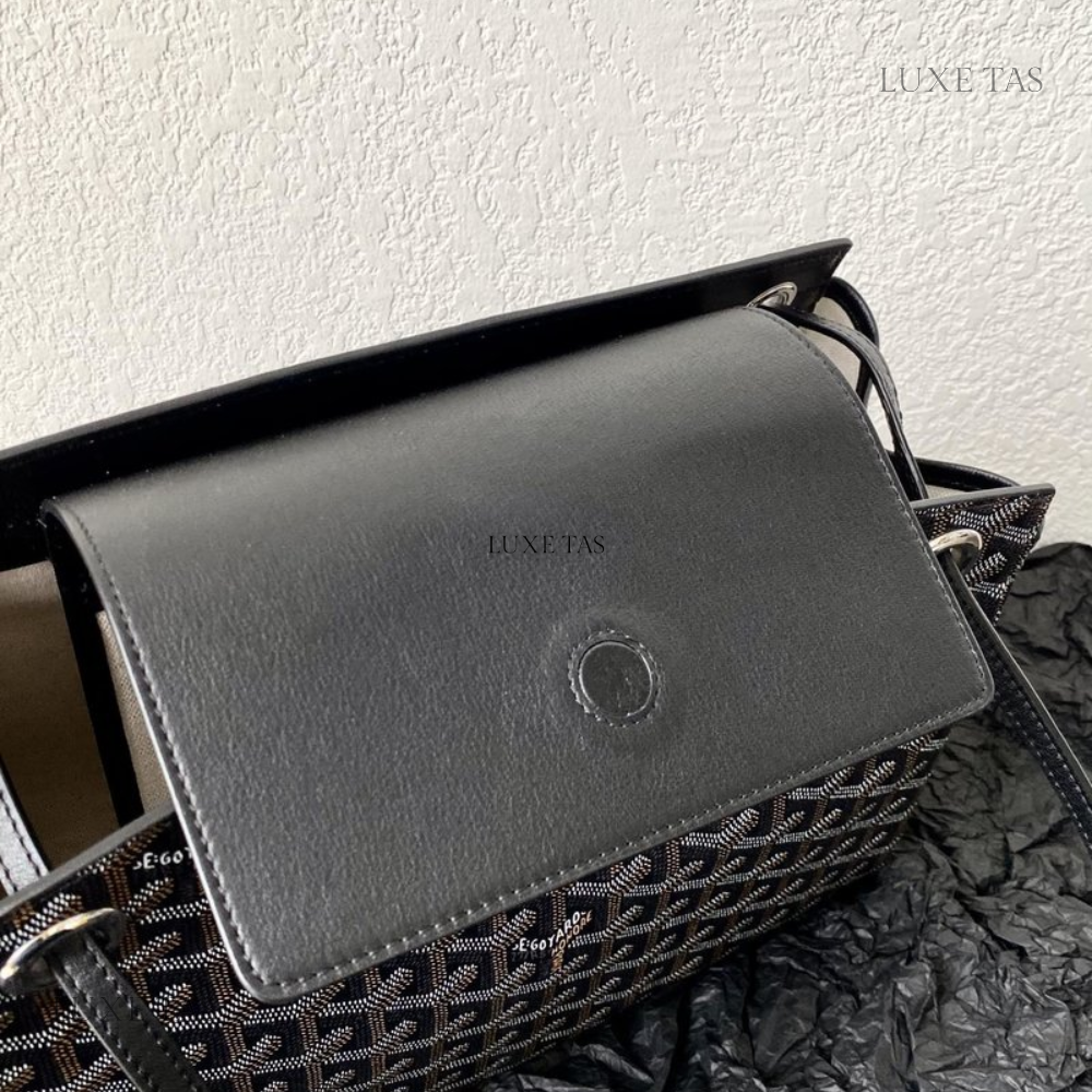 Black Rouette Souple Bag - Leather Shoulder Bag for Women