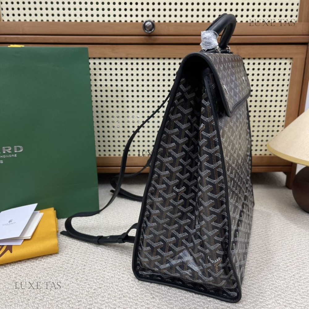 Black Saint Léger Backpack - Leather Backpack for Men