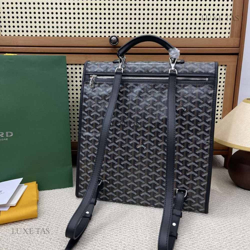 Black Saint Léger Backpack - Leather Backpack for Men