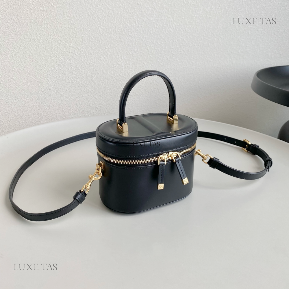 Black Small CD Signature Vanity Case