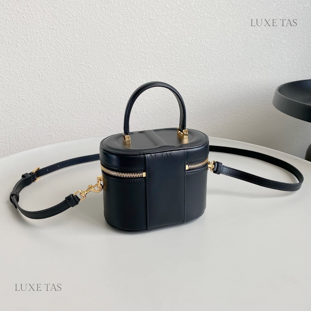 Black Small CD Signature Vanity Case
