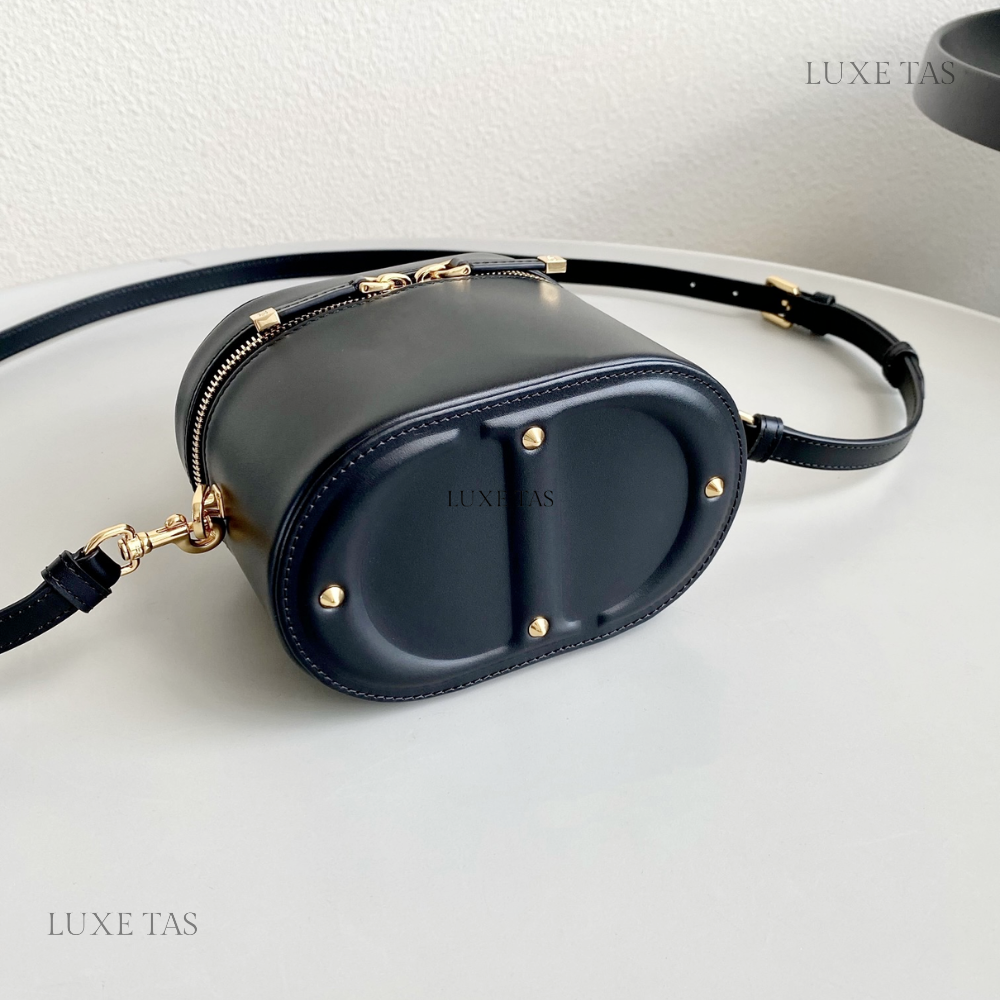 Black Small CD Signature Vanity Case