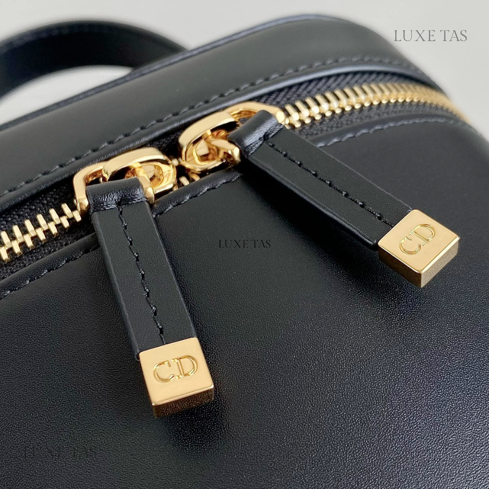 Black Small CD Signature Vanity Case