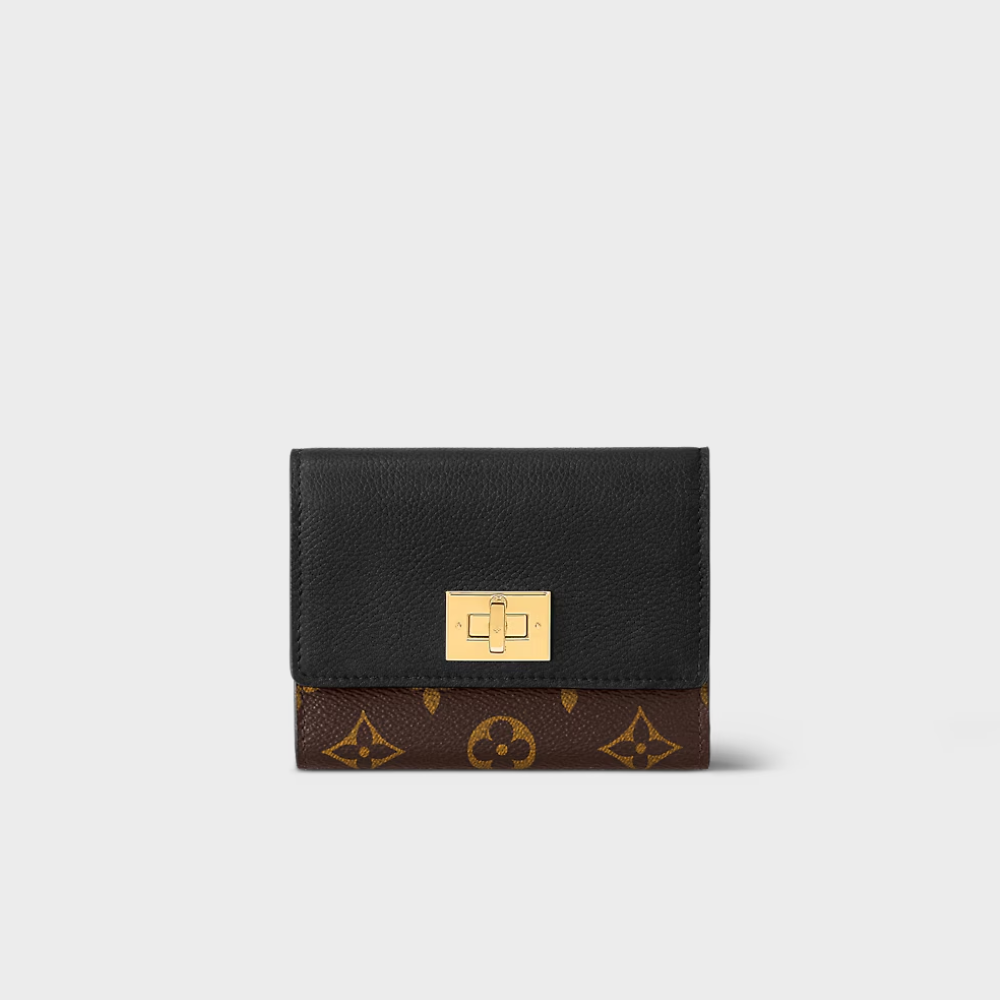 Black Victorine On My Side Wallet - Leather Wallet for Women