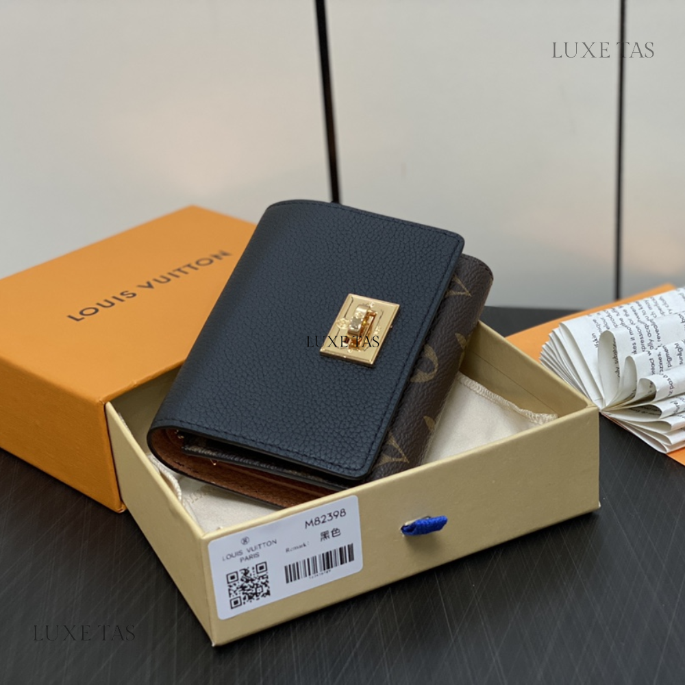 Black Victorine On My Side Wallet - Leather Wallet for Women