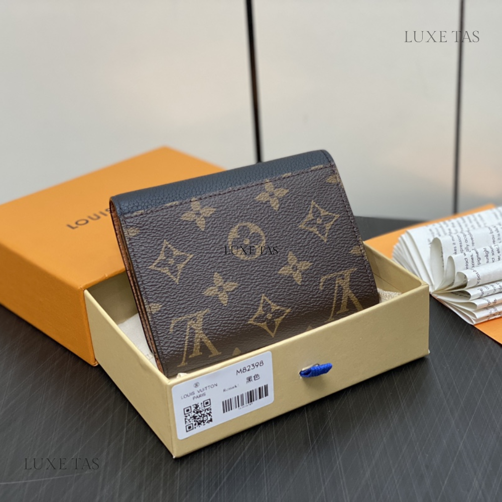Black Victorine On My Side Wallet - Leather Wallet for Women