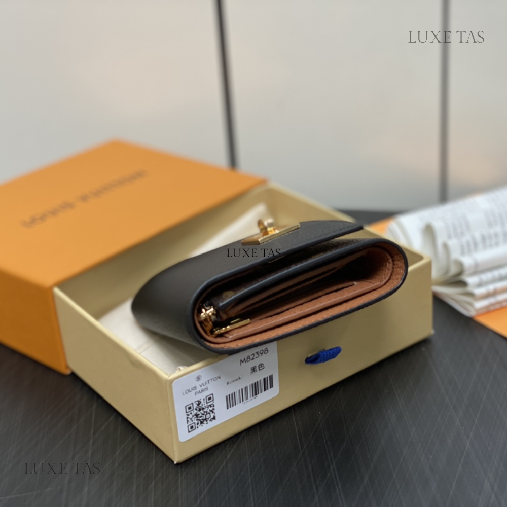 Black Victorine On My Side Wallet - Leather Wallet for Women