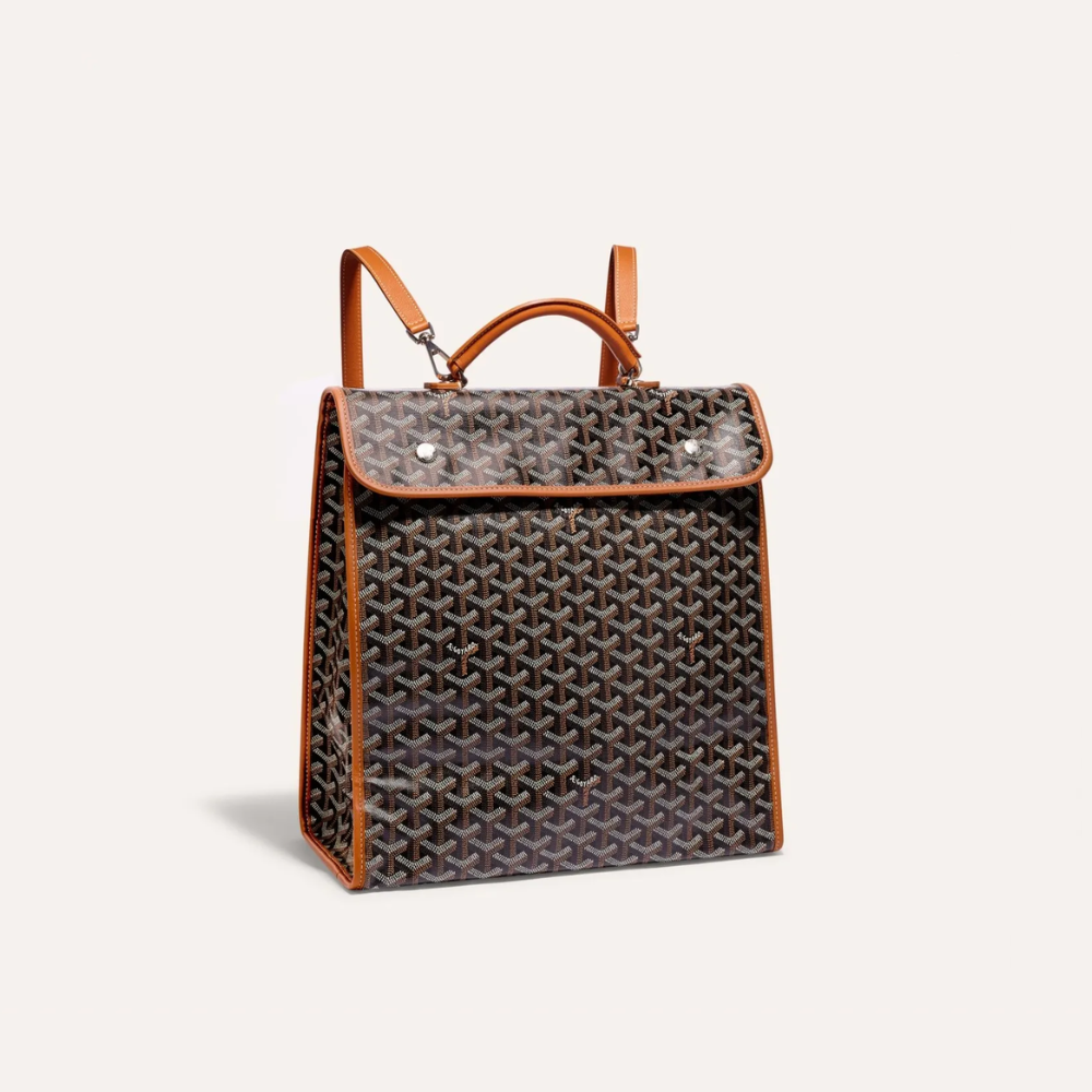 Black & Tan Saint Léger Backpack - Leather Backpack for Men
