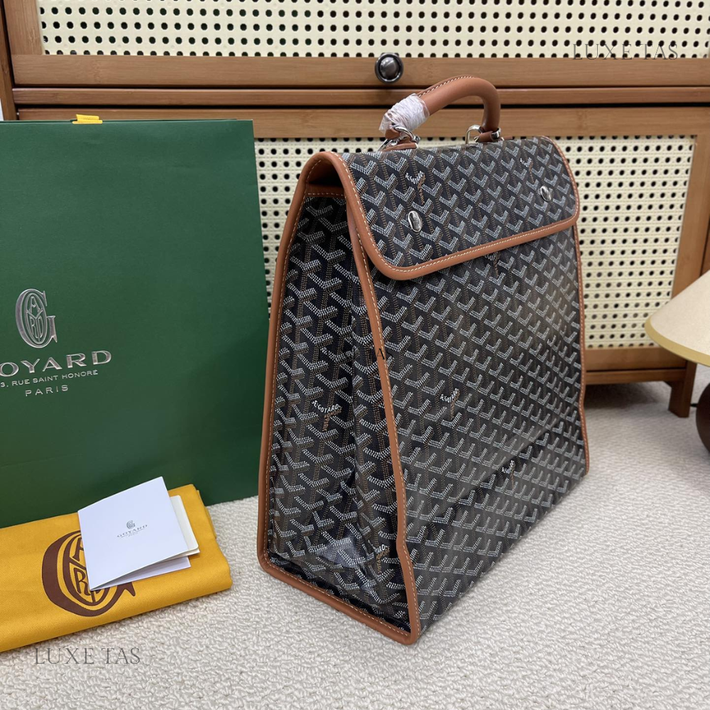 Black & Tan Saint Léger Backpack - Leather Backpack for Men